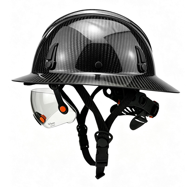 Type I Class C Carbon Fiber Hard Hat SNHF01