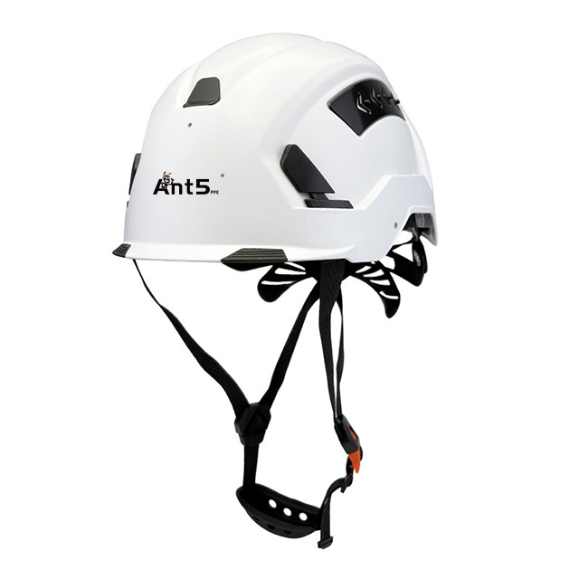SNH112-C white Type II industrial safety helmet front view